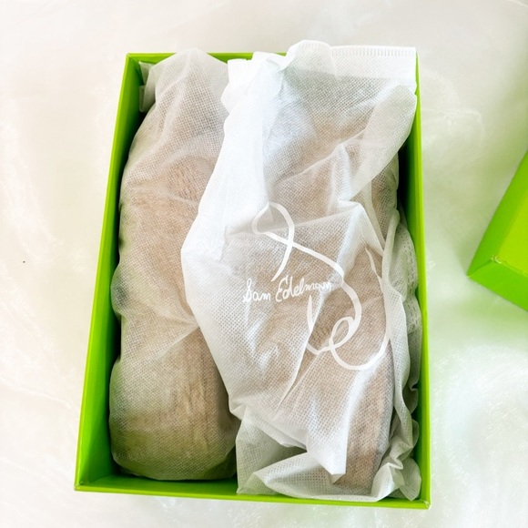 Sam Edelman Women's Camila Wedge Sandal Sand Raffia 8 Medium - Picture 7 of 8